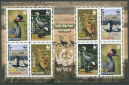 Gambia 2006 WWF Naturschutz Kronenkranich 5631/34 K Postfrisch (C28398) - Gambie (1965-...)