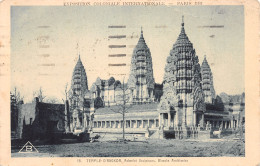 75-PARIS EXPOSITION INTERNATIONALE TEMPLE D ANGKOR -N°3775-E/0093 - Autres & Non Classés