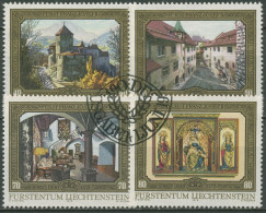 Liechtenstein 1978 Schloss Vaduz Thronbesteigung Franz Josef 706/09 Gestempelt - Gebraucht