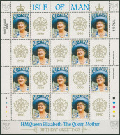 Isle Of Man 1990 Königin Elisabeth Kleinbogen 437 K Postfrisch (SG90684) - Isla De Man