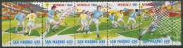 San Marino 1994 Fußball-WM USA 1577/81 ZD Postfrisch (C95066) - Unused Stamps