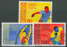 Liechtenstein 1984 Olympia Sommerspiele Los Angeles 846/48 Gestempelt - Usati