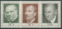 Liechtenstein 1968 Philatelisten Rowland Hill 503/05 Postfrisch - Unused Stamps