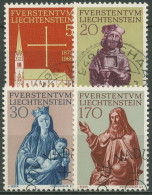 Liechtenstein 1966 Pfarrkirche Vaduz 470/73 Gestempelt - Used Stamps