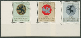 Liechtenstein 1969 Wappen Geistlicher Patronatsherren 514/16 Ecke Gestempelt - Used Stamps