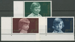 Liechtenstein 1975 Fürstenhaus Bildnisse Prinzenkinder 620/22 Ecke Postfrisch - Unused Stamps