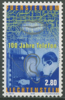 Liechtenstein 1998 100 Jahre Telefon 1189 Postfrisch - Nuovi