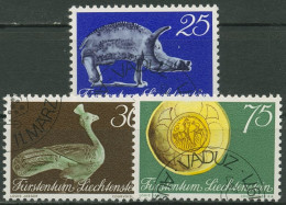 Liechtenstein 1971 Landesmuseum Archäologische Funde 536/38 Gestempelt - Used Stamps