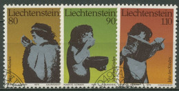 Liechtenstein 1979 Jahr Des Kindes 725/27 Gestempelt - Gebruikt