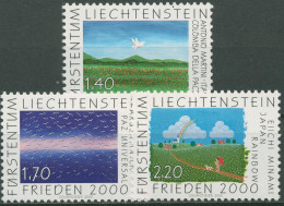 Liechtenstein 2000 Mund-/Fußmalerei Weltfrieden Malwettbewerb 1238/40 Postfrisch - Nuevos