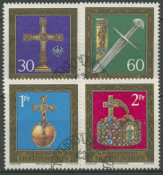 Liechtenstein 1975 Reichsjuwelen Aus Der Schatzkammer 625/28 Gestempelt - Oblitérés