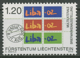 Liechtenstein 2002 Briefmarkenausstellung LIBA Vaduz Plakat 1285 Postfrisch - Ungebraucht