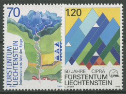 Liechtenstein 2002 Berge Schutz Der Alpen CIPRA 1289/90 Postfrisch - Ungebraucht