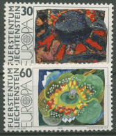 Liechtenstein 1975 Europa CEPT Gemälde 623/24 Postfrisch - Unused Stamps