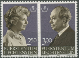 Liechtenstein 1983 Fürstenpaar Franz Josef II. Fürstin Gina 828/29 Postfrisch - Nuevos