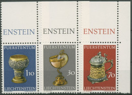 Liechtenstein 1973 Trinkgefäße Aus Der Schatzkammer 587/89 Ecke Postfrisch - Ungebraucht