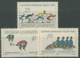 Liechtenstein 1987 Olympia Winterspiele Calgary 934/36 Postfrisch - Neufs
