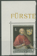 Liechtenstein 1974 Weihbischof Franz Anton Marxer 613 Ecke Gestempelt - Used Stamps