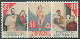 Liechtenstein 1988 Weihnachten Kirchenbilder 954/56 Postfrisch - Unused Stamps