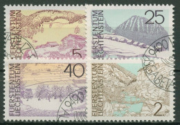 Liechtenstein 1973 Landschaften 596/99 Gestempelt - Usados