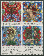 Liechtenstein 1978 Tierkreiszeichen 713/16 Gestempelt - Used Stamps