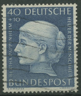 Bund 1954 Wohlfahrt: Helfer Der Menschheit 203 Mit Wellenstempel (R19542) - Usati