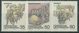 Liechtenstein 1989 Landwirtschaft Herbstbräuche 971/73 Postfrisch - Ongebruikt