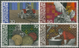 Liechtenstein 1982 Mensch Und Arbeit Land-und Forstwirtschaft 802/05 Gestempelt - Used Stamps