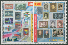 Liechtenstein 2002 Briefmarkenausstellung LIBA Vaduz 1297/98 Postfrisch - Unused Stamps