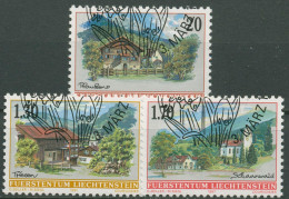 Liechtenstein 1997 Dorfansichten 1148/50 Gestempelt - Used Stamps