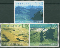 Liechtenstein 2005 Landschaften Luftaufnahmen 1397/99 Postfrisch - Nuevos