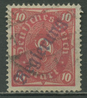 Dt. Reich 1922 Dienst-Kontrollaufdruck Wiesbaden DK 9 II A Gestempelt Geprüft - Oficial