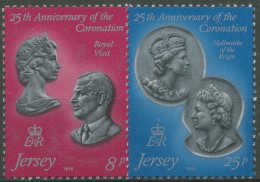 Jersey 1978 Königin Elisabeth II. Stempel 185/86 Postfrisch - Jersey