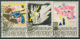 Liechtenstein 1994 Weihnachten Kirchenmotive 1096/98 Gestempelt - Used Stamps