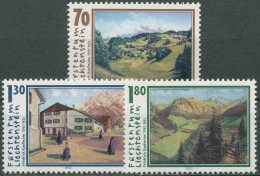 Liechtenstein 2002 Gemälde Maler Friedrich Kaufmann 1286/88 Postfrisch - Unused Stamps