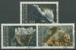 Liechtenstein 1994 Mineralien 1093/95 Gestempelt - Used Stamps