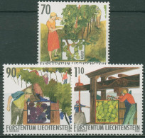 Liechtenstein 2003 Jahr Des Winzers Winzerarbeit Im Herbst 1322/24 Postfrisch - Nuovi