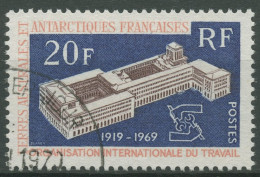 Franz. Antarktis 1970 50 Jahre Int. Arbeitsorganisation IAO Genf 55 Gestempelt - Used Stamps