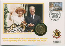 Belgien 1997 Königin Paola Numisbrief 20 Francs (N74) - 20 Frank