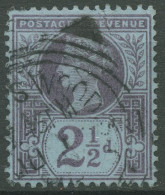 Großbritannien 1887 Königin Victoria 2 1/2 Pence, 89 Gestempelt - Gebruikt