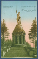 Teutoburger Wald Hermanns-Denkmal, Gelaufen 1917 Als Feldpost (AK3346) - Detmold
