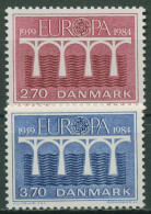 Dänemark 1984 Europa CEPT Brücken 806/07 Postfrisch - Neufs