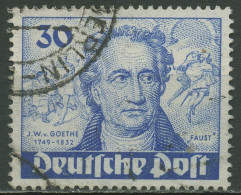 Berlin 1949 200. Geb. Von Johann Wolfgang Von Goethe 63 Gestempelt Geprüft - Used Stamps