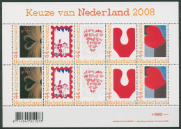 Niederlande 2008 Meine Marke Kleinbogen Auswahl 2565 K Postfrisch (C96192) - Unused Stamps