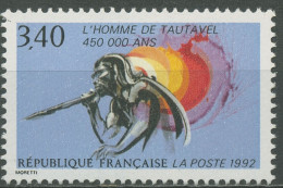 Frankreich 1992 Fossilien Tautavel-Mensch Arago-Höhle 2905 Postfrisch - Neufs