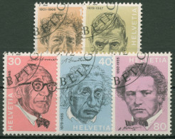 Schweiz 1972 Persönlichkeiten Porträts 979/83 Gestempelt - Used Stamps