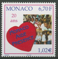 Monaco 1999 Hilfsorganisation Aide Et Présence Herz Kinder 2442 Postfrisch - Unused Stamps