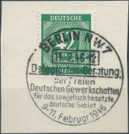 Germany-Deutschland,Joint Allied Occupation Zone,1946 1st Allied Control Council-In Berlin,42Pfg,Canceled On  Of Paper - Oblitérés