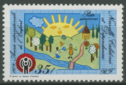 Neukaledonien 1979 Int. Jahr Des Kindes Kinderzeichnung 626 Postfrisch - Unused Stamps