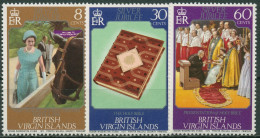 Britische Jungferninseln 1977 25 Jahre Königin Elisabeth II. 317/19 Postfrisch - Britse Maagdeneilanden
